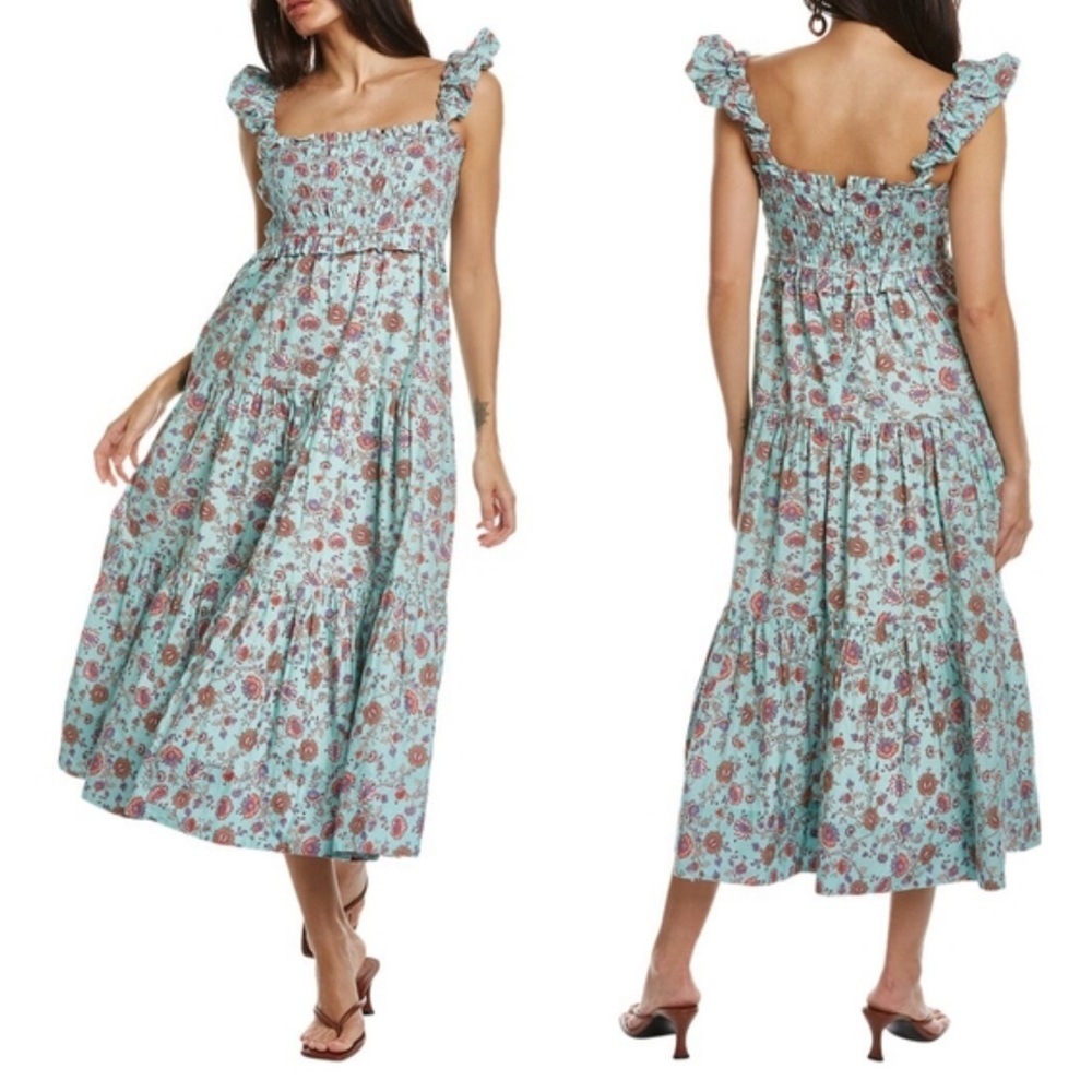 SEA New York Brita Smocked Dress Sz Small